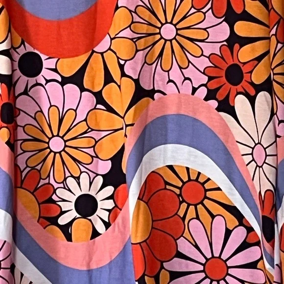 Bohemian Hippie Floral Long Sleeve Top - Picture 6 of 8